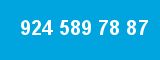 924 589 78 87 924 589 78 87